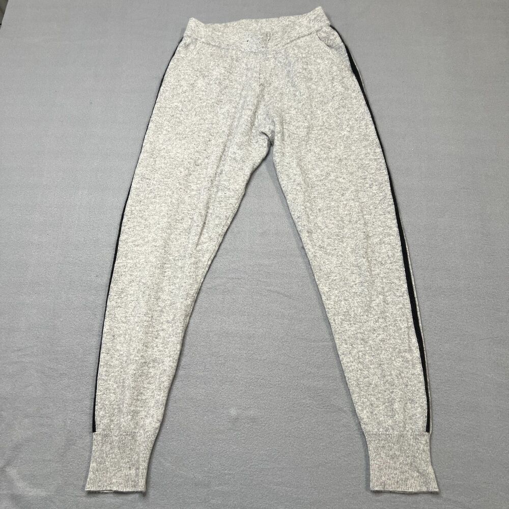 The Cashmere Project Jogger Sweatpants Womens Small Heather Gray Cashmere Casual